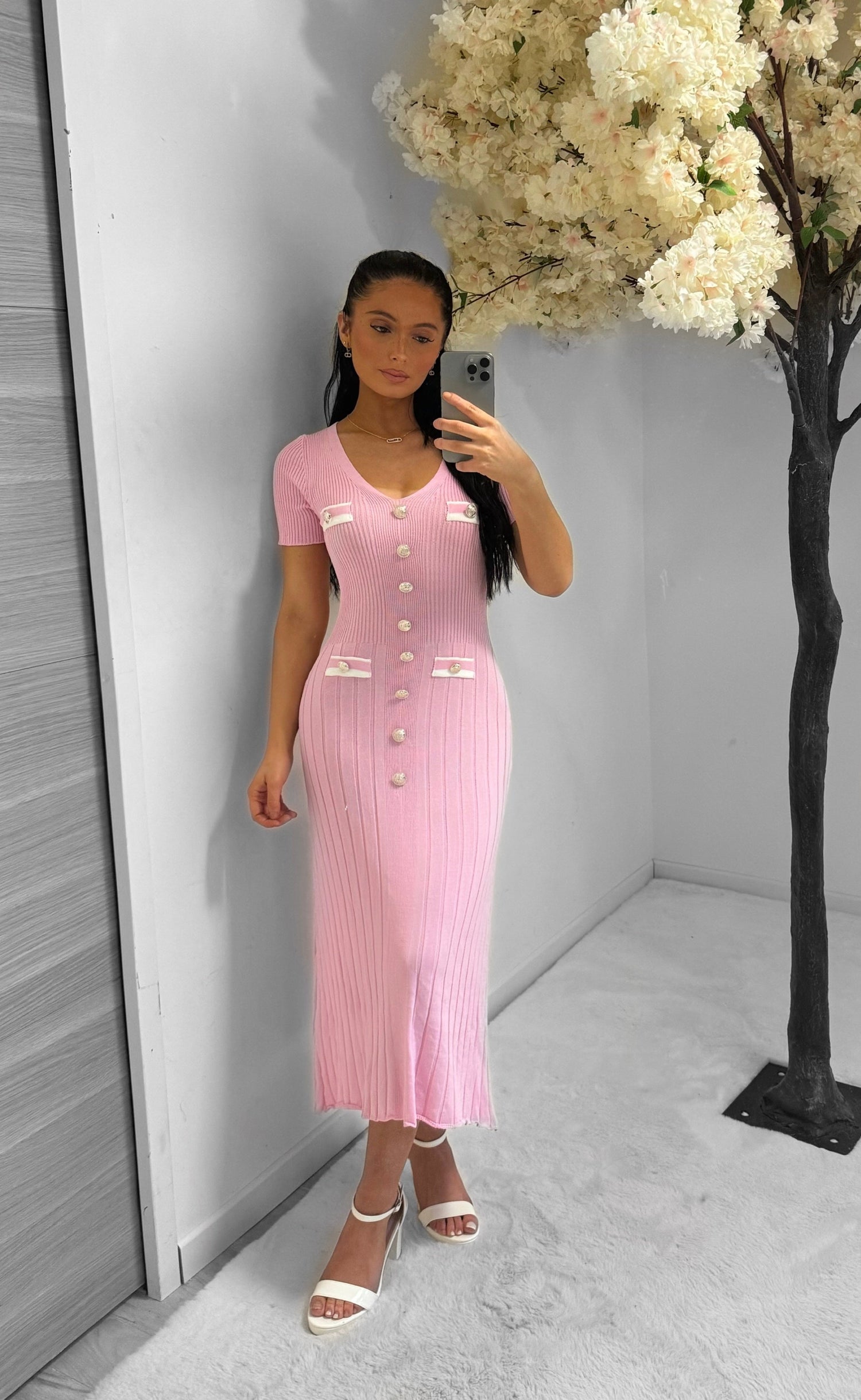 Robe inspi s rose bonbon