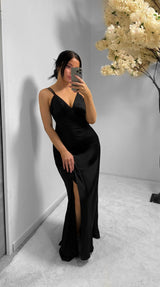 Robe sirène noir