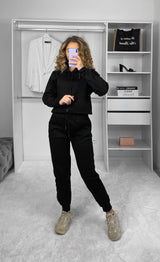 Ensemble jogging court noir